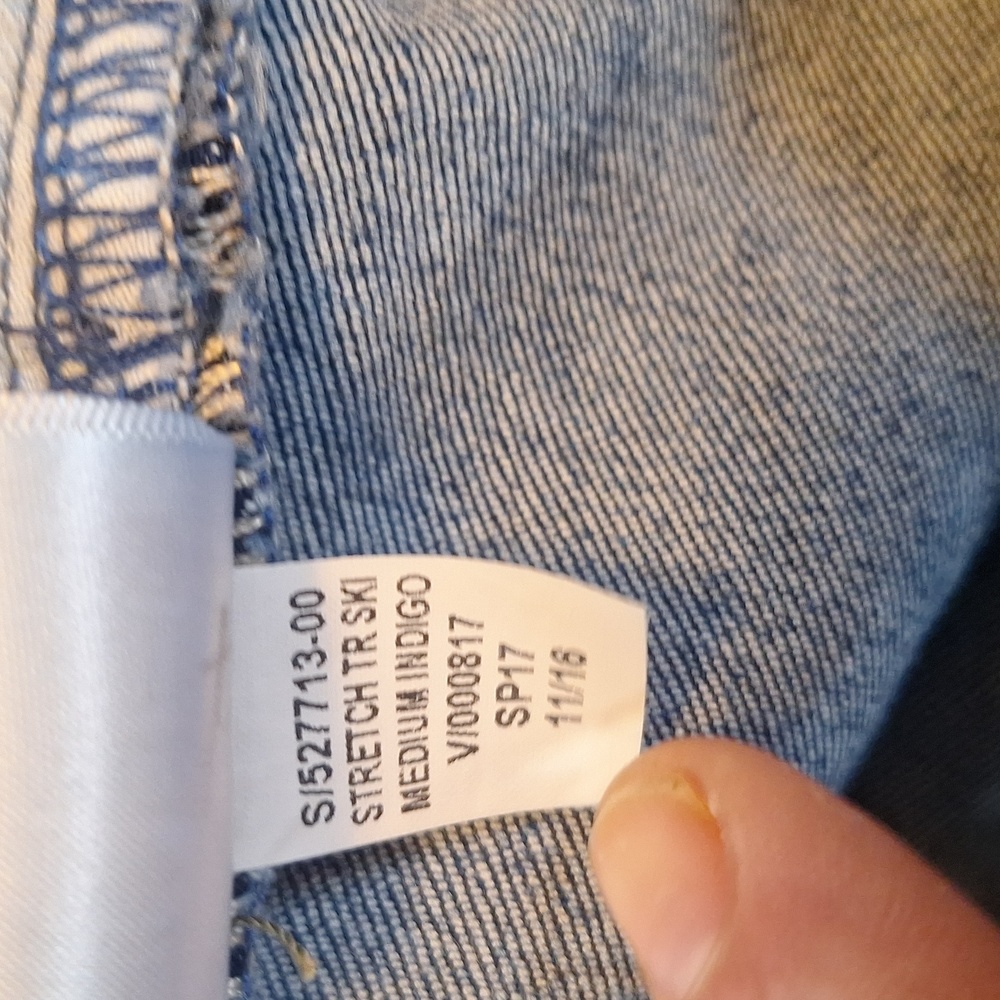 2017 gap 1969 true skinny jeans 30 womens 10 ankle stretch denim pants mid rise - Picture 6 of 6